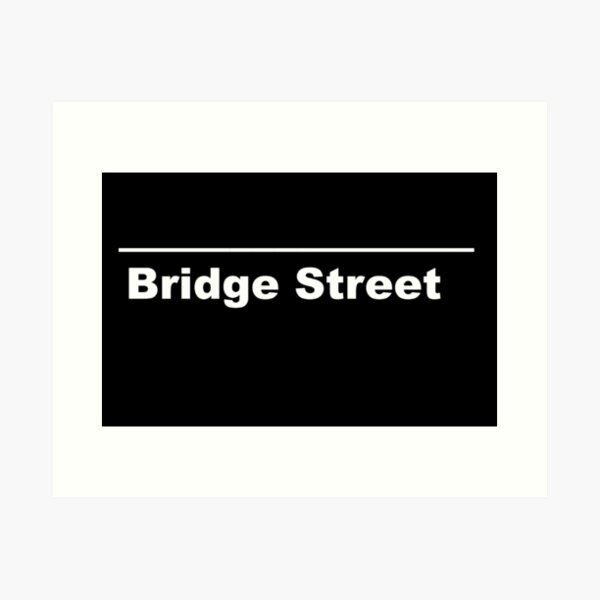 Artikel-Vorschau von Geo3Doodles U-Bahnstation Glasgow (Bridge Street) im NYC-Stil, designt und verkauft von Geo3doodles.