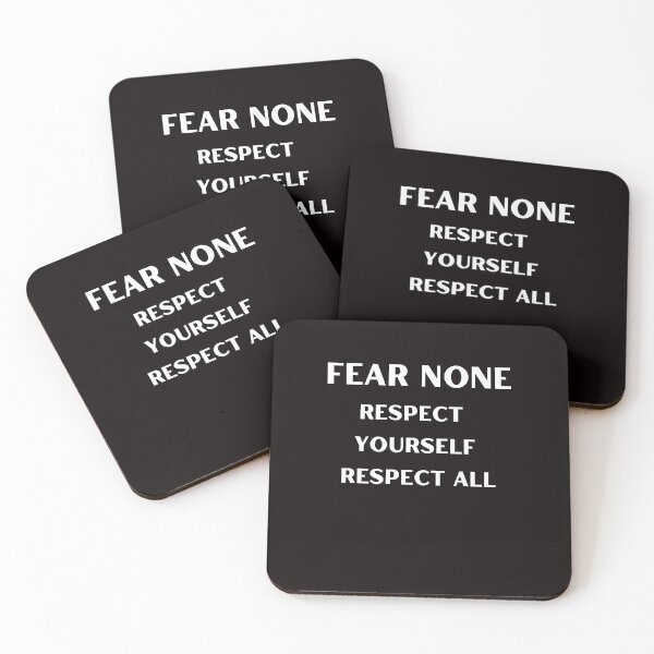 Item preview, Fear None but Respect All designed and sold by passiveink.
