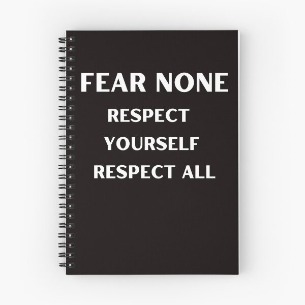 Item preview, Fear None but Respect All designed and sold by passiveink.