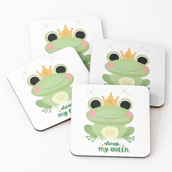 Item preview, Green frog with golden crown and quote designed and sold by LaUnArt.