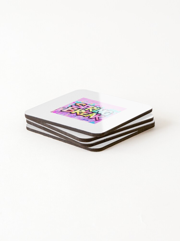 Thumbnail 4 of 5, Coasters (Set of 4), Spring break designed and sold by ember77.