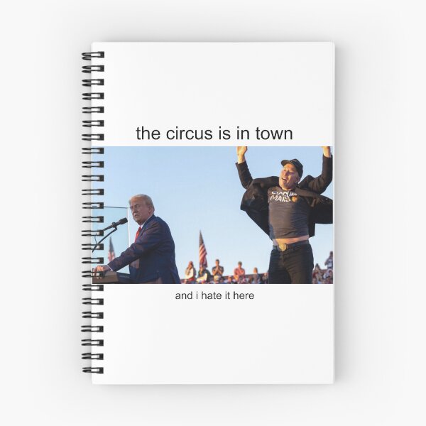 Item preview, Trump and Elon The Circus is in Town designed and sold by brianarells.