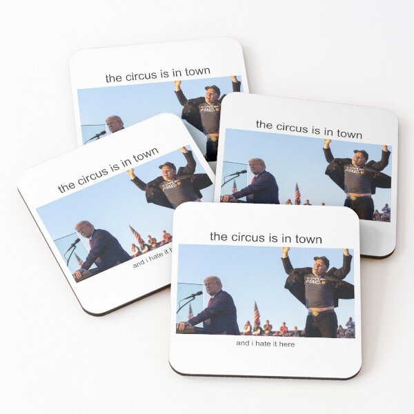 Item preview, Trump and Elon The Circus is in Town designed and sold by brianarells.