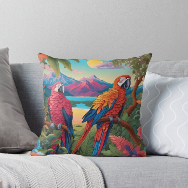 Item preview, Two Parrots in the Jungle designed and sold by Kunst Uit Delfzijl.