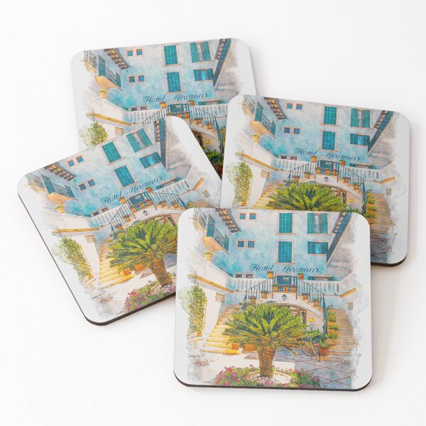 Item preview, Puerto Pollensa Mallorca Hotel Miramar designed and sold by GG WALL ART.