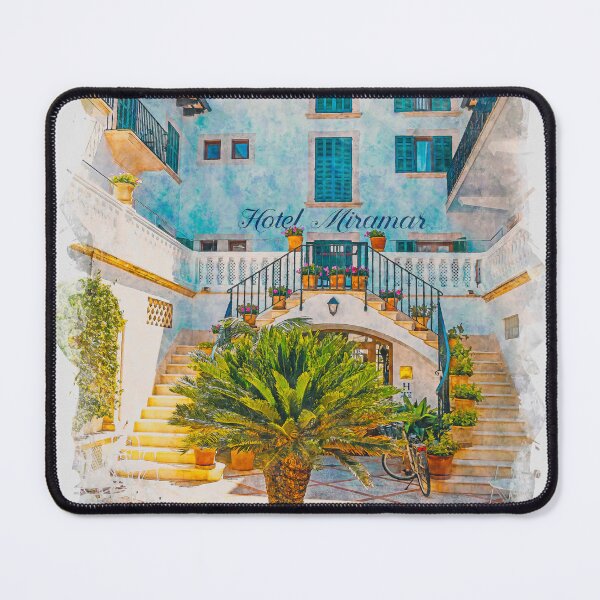 Item preview, Puerto Pollensa Mallorca Hotel Miramar designed and sold by GG WALL ART.