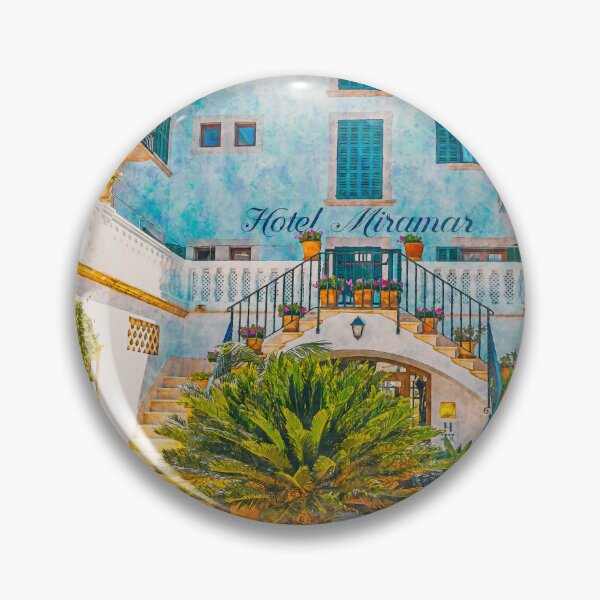Item preview, Puerto Pollensa Mallorca Hotel Miramar designed and sold by GG WALL ART.