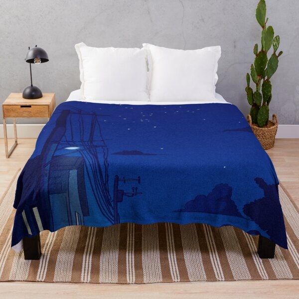 Item preview, Retro Anime Japanese Night Scene designed and sold by Cat-and-Panda.
