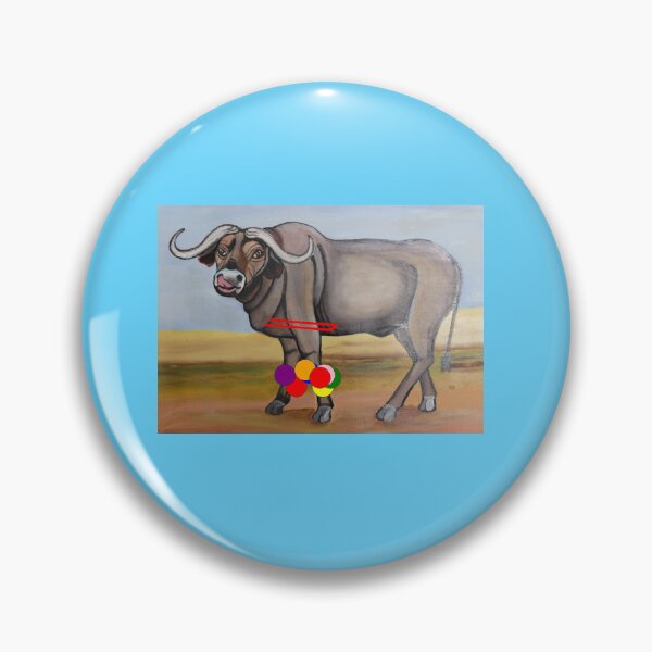 Item preview, A Buffalo’s Delight: Floating in Colorful Cheer designed and sold by annenambiro.