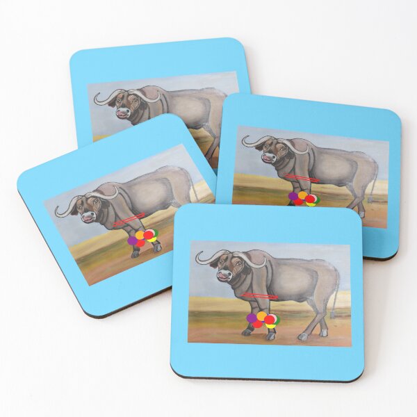 Item preview, A Buffalo’s Delight: Floating in Colorful Cheer designed and sold by annenambiro.