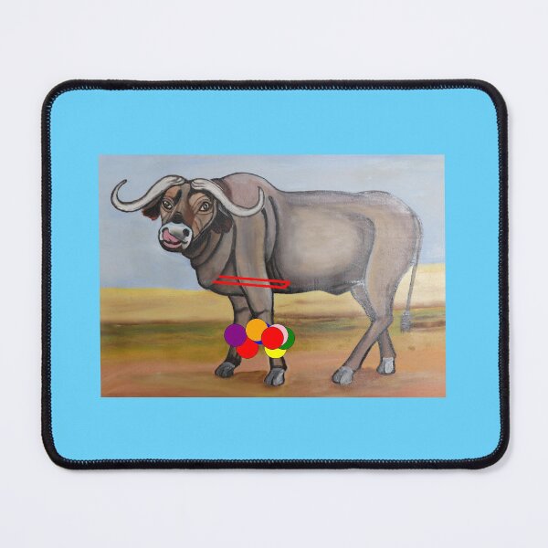 Item preview, A Buffalo’s Delight: Floating in Colorful Cheer designed and sold by annenambiro.