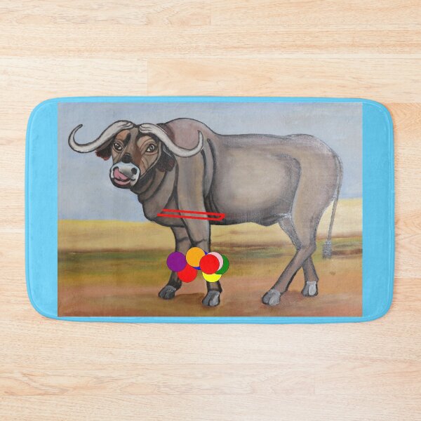 Item preview, A Buffalo’s Delight: Floating in Colorful Cheer designed and sold by annenambiro.