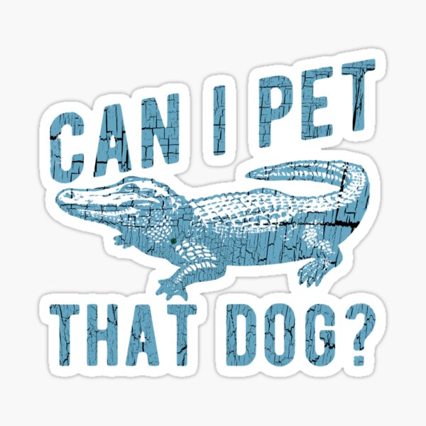 Artikel-Vorschau von Kann ich diesen Hund streicheln, Redewendungs-Shirts, Geschenke, unhöfliche Shirts für Männer, sarkastisches T-Shirt, lustige Shirts, Wortspiel-Shirts, Alligator-Shirts, Krokodil-Shirts, designt und verkauft von Tzemo101.