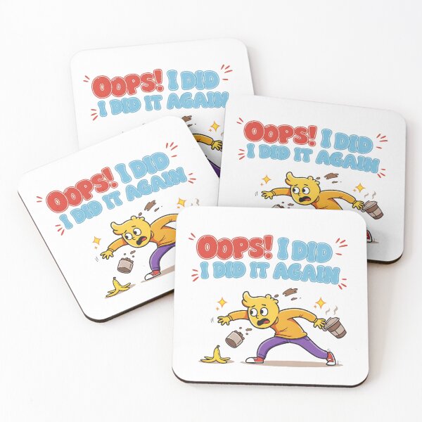 Item preview, Oops! I Did It Again – Funny Cartoon Mishap designed and sold by moba--mania.