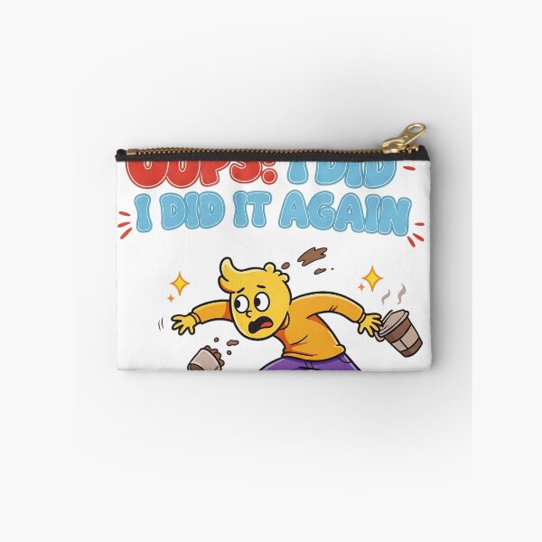 Item preview, Oops! I Did It Again – Funny Cartoon Mishap designed and sold by moba--mania.