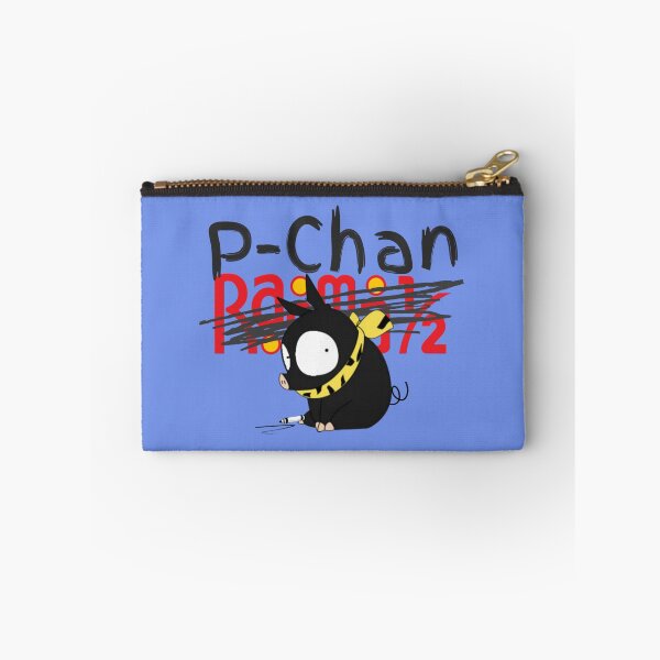 Item preview, P-Chan Ranma Logo (Blue Background) SILLYFUN ON REDBUBBLE.COM (LOWER QUALITY IF STOLEN) designed and sold by SillyFun.