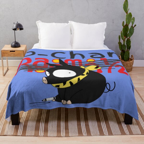 Item preview, P-Chan Ranma Logo (Blue Background) SILLYFUN ON REDBUBBLE.COM (LOWER QUALITY IF STOLEN) designed and sold by SillyFun.