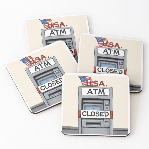 Item preview, USA  ATM is closed designed and sold by CammiesShop.