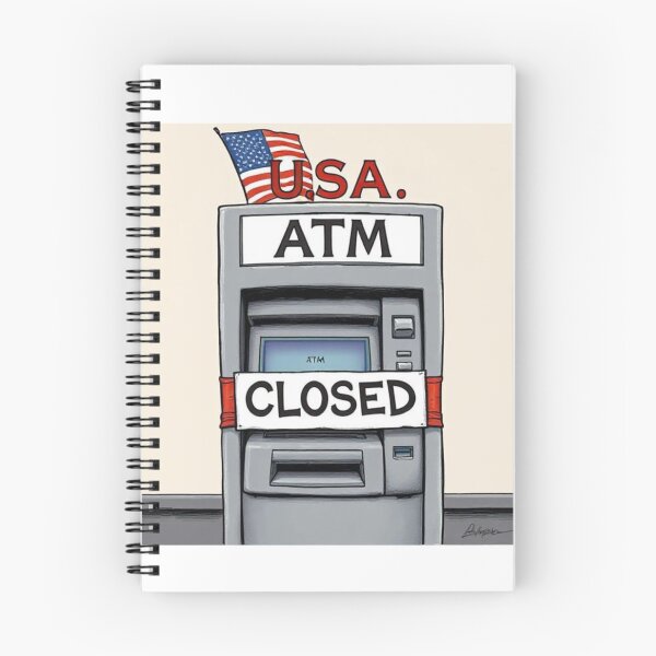 Item preview, USA  ATM is closed designed and sold by CammiesShop.
