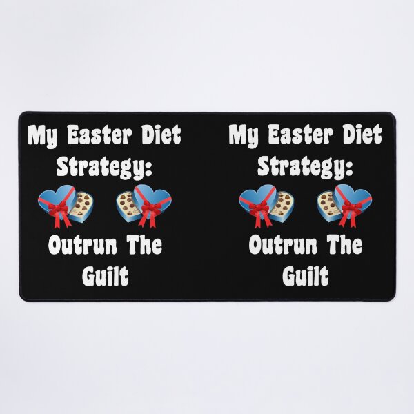 Item preview, My Easter Diet Strategy: Outrun The Guilt! designed and sold by Oaks Creations.