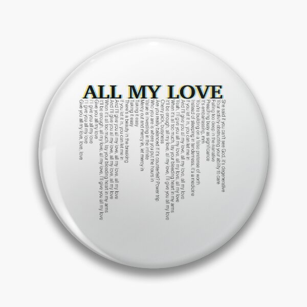Item preview, ALL MY LOVE designed and sold by Mysterious Goose .