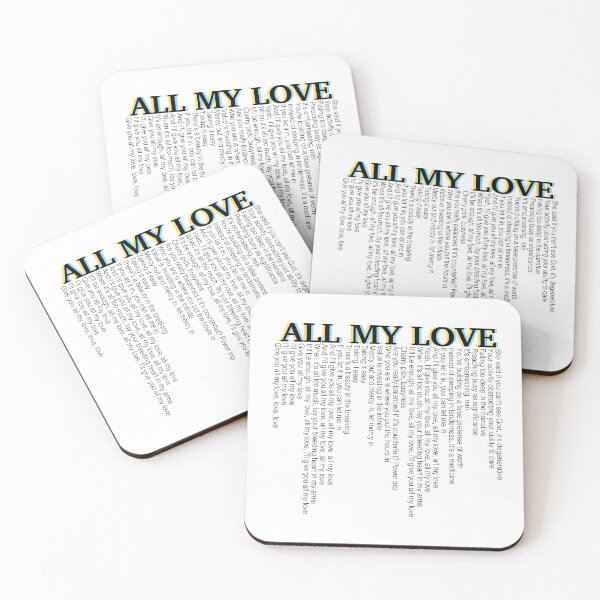 Item preview, ALL MY LOVE designed and sold by Mysterious Goose .