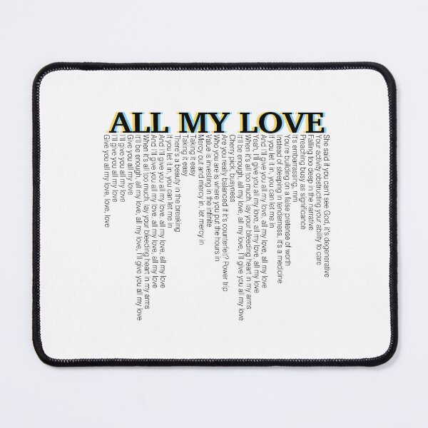 Item preview, ALL MY LOVE designed and sold by Mysterious Goose .