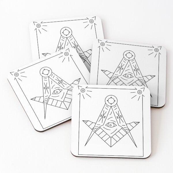 Item preview, Depiction of the square and compasses with all-seeing eye designed and sold by estebansequeira.