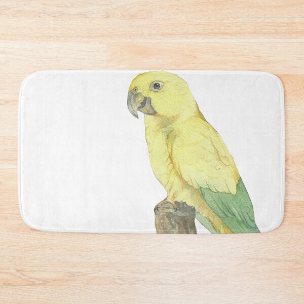 Item preview, Golden conure parakeet parrot watercolor portrait designed and sold by L'Atelier Oranjade.