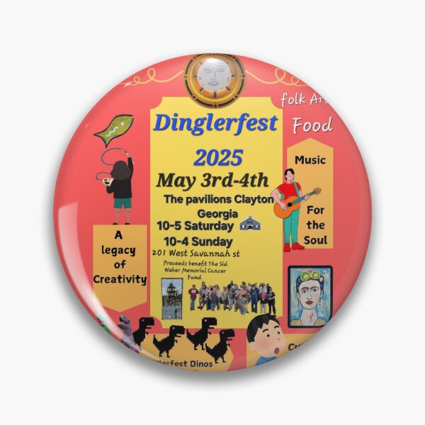 Item preview, Dinglerfest 2025 poster by Charlie Dingler and C.C.L.L. studios designed and sold by CharlieDingler.