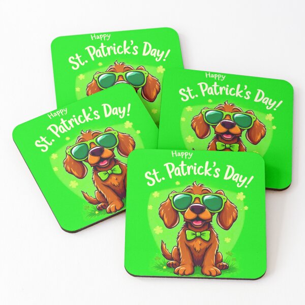 Item preview, St. Patrick’s Day Cool Irish Red Setter designed and sold by SteadyRolling.