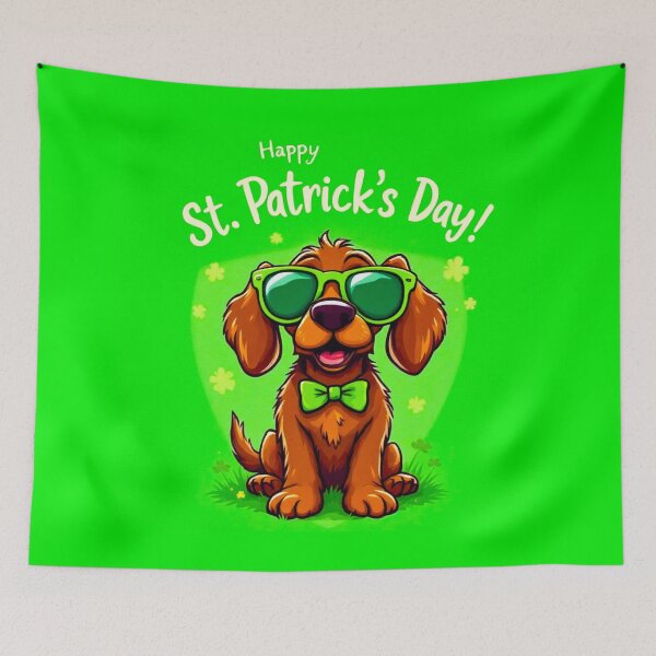 Item preview, St. Patrick’s Day Cool Irish Red Setter designed and sold by SteadyRolling.