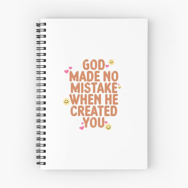 Item preview, God Makes No Mistakes - Orange Smiley Face Bible Verse designed and sold by MagnoliaLamb.