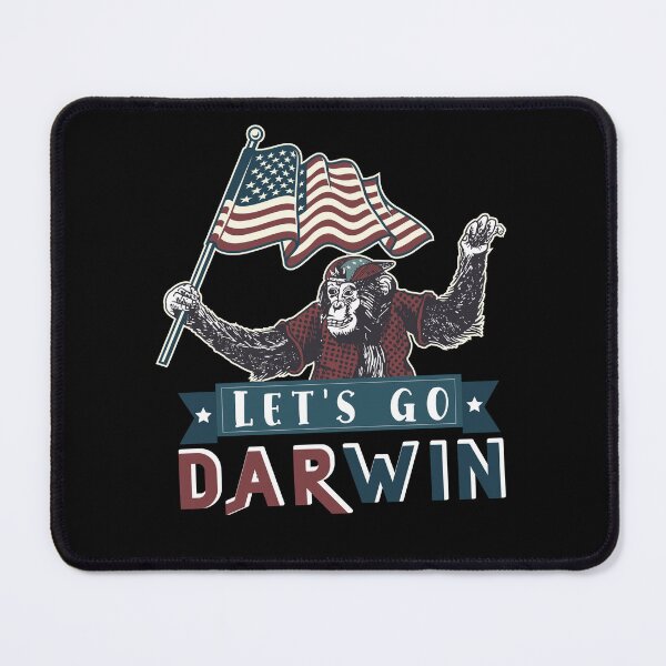 Item preview, Sarcastic Lets Go Darwin Usa Flag Vintage Funny Evolution designed and sold by MadrigueraSM-.