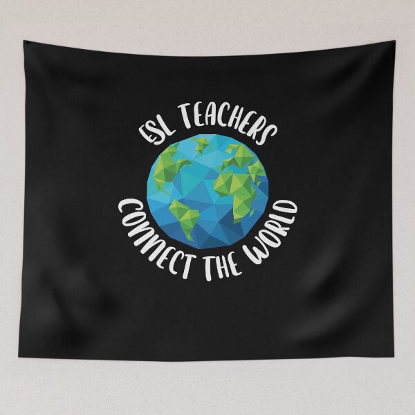 Item preview, Fun ESL Teacher Connect The World Teaching ELL Student Women designed and sold by MadrigueraSM-.