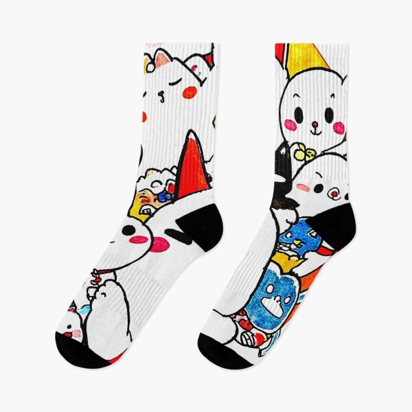 Item preview, Crazy cute funny cats in japan style manga anime ink drawing designed and sold by VonKalt.