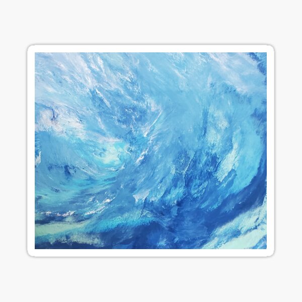 Aperçu de l'œuvre Vagues déferlantes créée et vendue par ColorTrend.