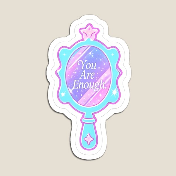 Item preview, Self-Love Reflection: You Are Enough designed and sold by StickersNest.