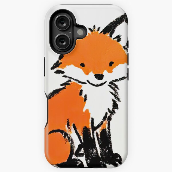 Item preview, Cute Little Fox Ink Sketch designed and sold by SunkenCost.