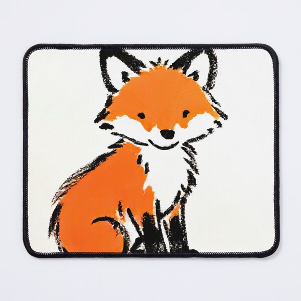 Item preview, Cute Little Fox Ink Sketch designed and sold by SunkenCost.