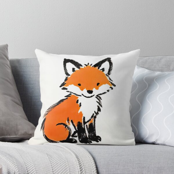 Item preview, Cute Little Fox Ink Sketch designed and sold by SunkenCost.