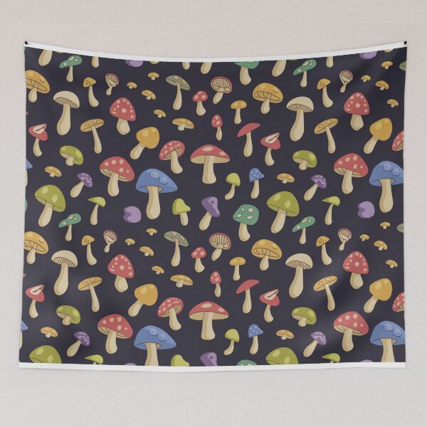Item preview, Colorful Mushrooms for Nature Enthusiasts designed and sold by ChainsArt.