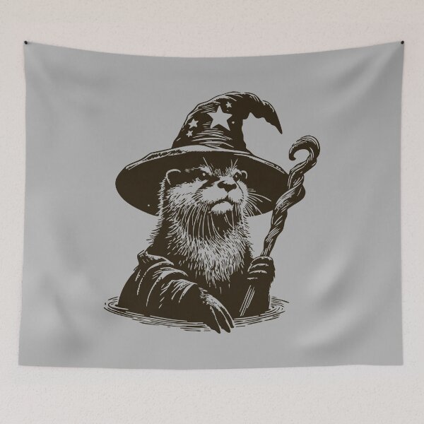 Item preview, Otter Wizard Vintage designed and sold by TomFrontierArt.