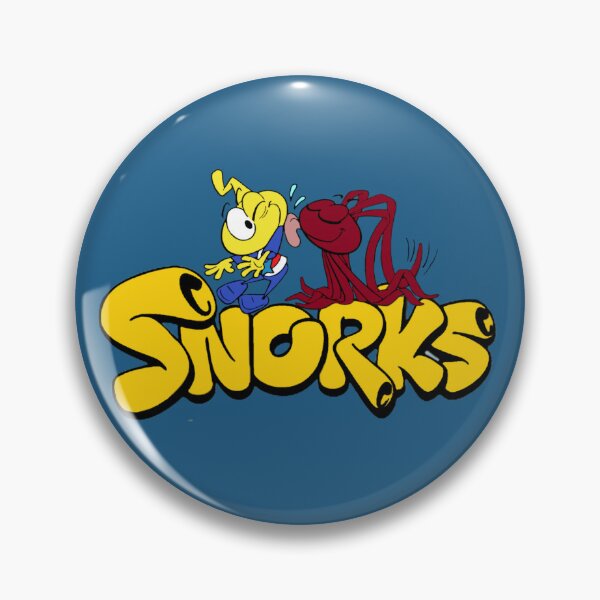Item preview, Snorks Logo with Occy and Allstar Seaworthy - ORIGINAL DRAWN by SillyFun.redbubble.com designed and sold by SillyFun.