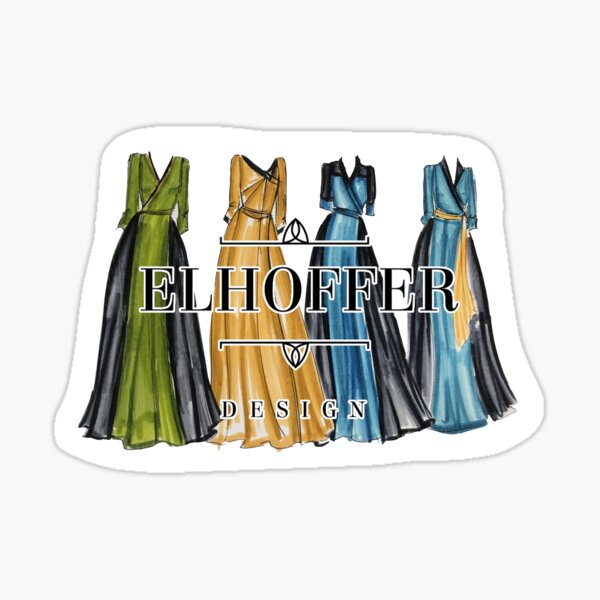 Elhoffer Design - Trek Wrap Gowns Sticker