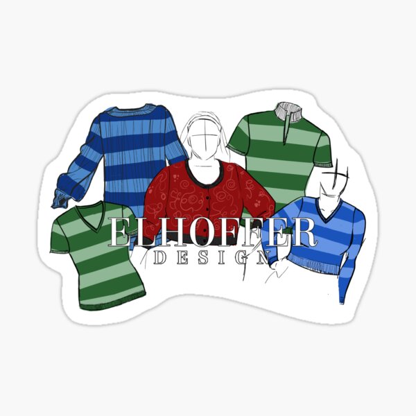 Elhoffer Design - Blues Clues Inspired Fashion Sticker