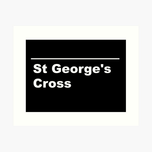 Artikel-Vorschau von Geo3Doodles U-Bahnstation Glasgow (St. George's Cross) im NYC-Stil, designt und verkauft von Geo3doodles.