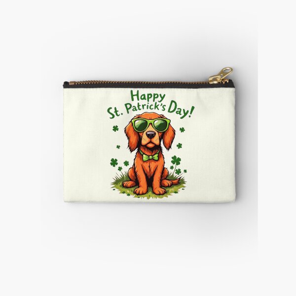 Item preview, St. Patrick’s Day Cool Irish Red Setter 2 designed and sold by SteadyRolling.