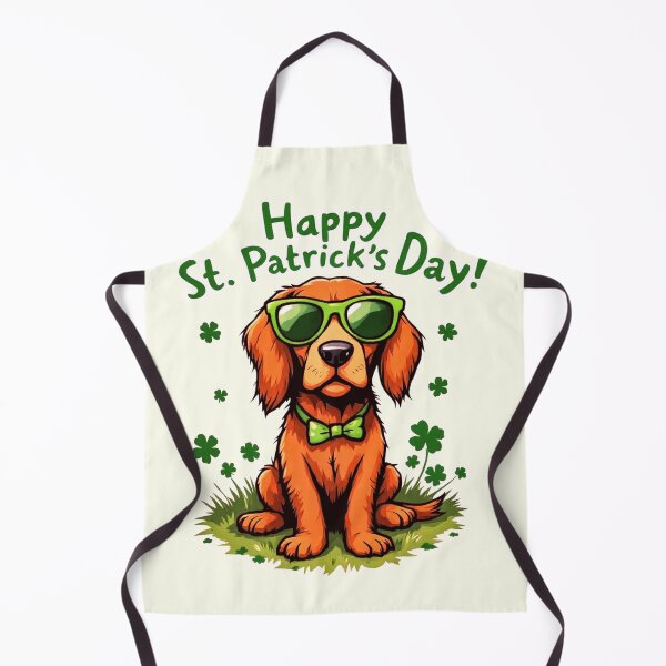Item preview, St. Patrick’s Day Cool Irish Red Setter 2 designed and sold by SteadyRolling.