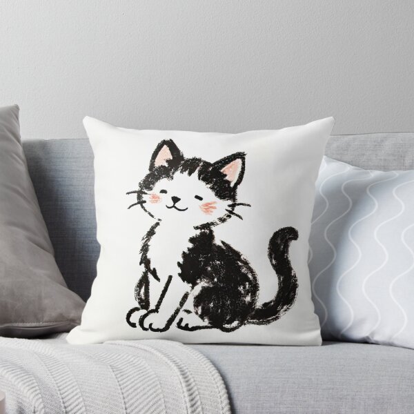 Item preview, Cute Cat Ink Sketch Art designed and sold by SunkenCost.